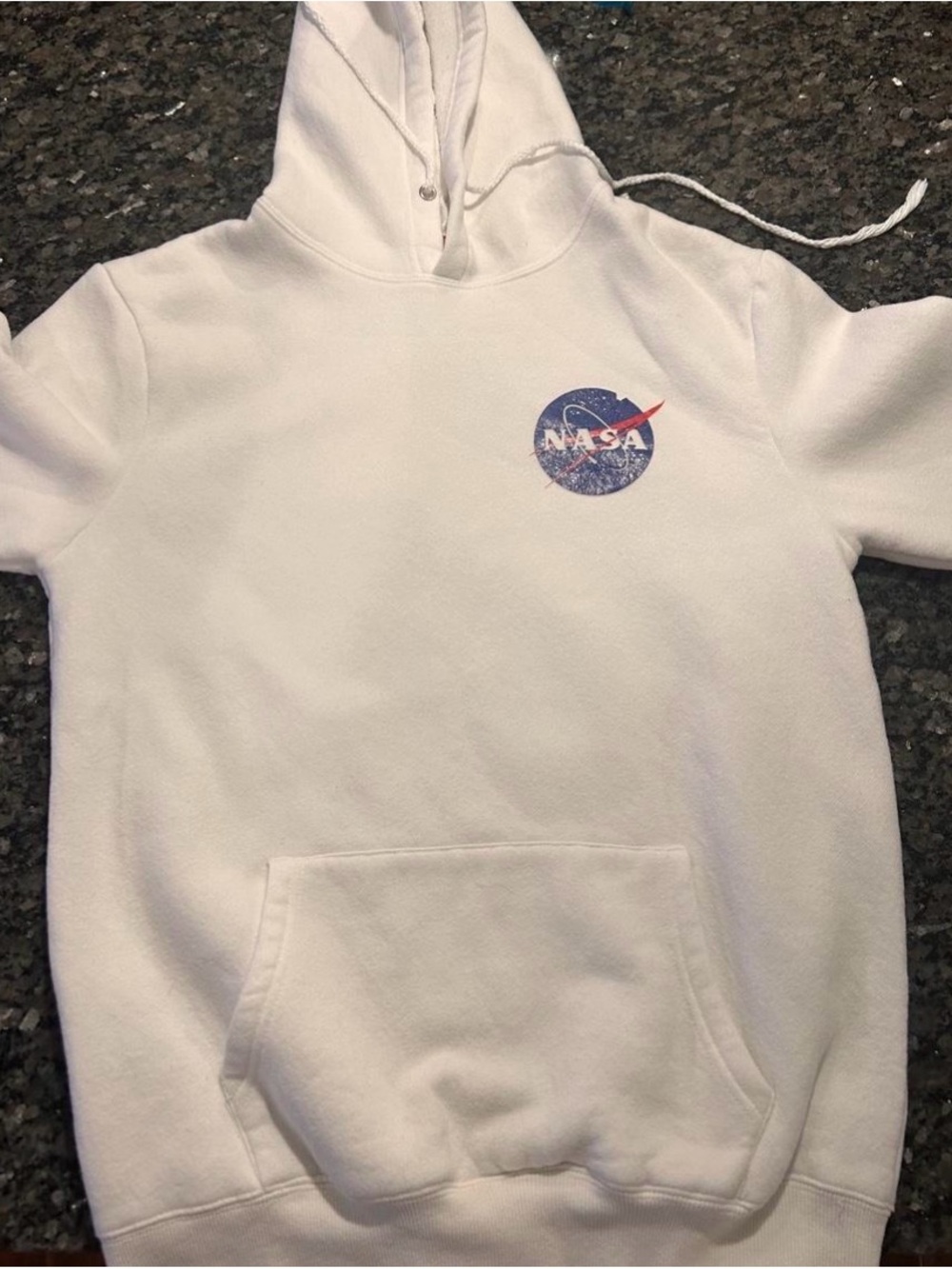 Logo White Kids Hoodie - Cozy Pullover Sweatshirt